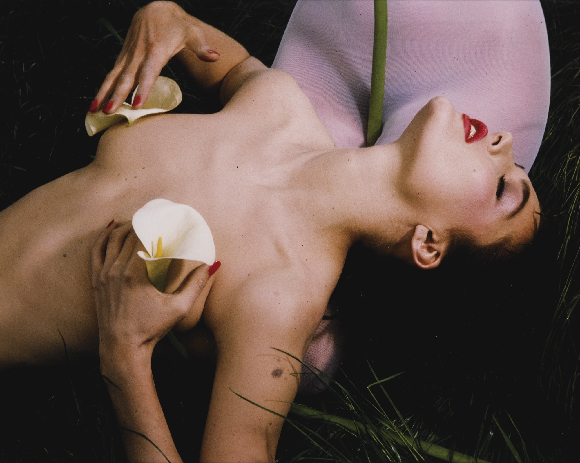 Sighs and Whispers, lingerie catalog photographed by Guy Bourdin, 1976.