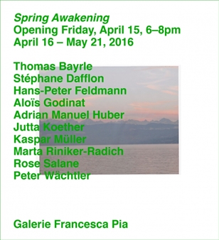 Spring Awakening - Galerie Francesca Pia