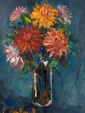 Artwork by Emil Reichmuth, Bouquet de fleurs, Made of oil on canvas