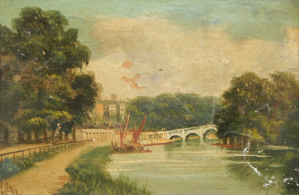 J. Lewis | River landscape | MutualArt