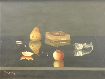 Pear still life - Pietro Basily