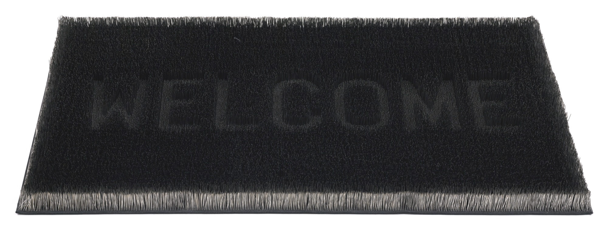 Artwork by Mona Hatoum, DOORMAT, Made of stainless steel, nickel-plated pins, glue and canvas