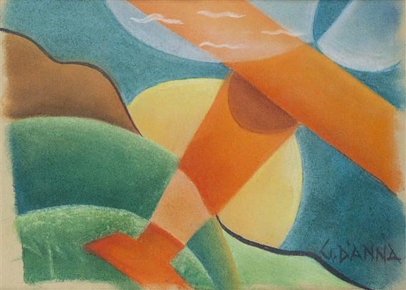 Aereo nel sole by Giulio d’Anna, 1932