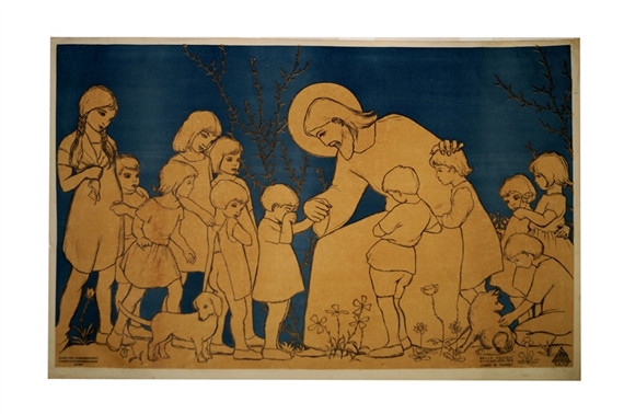 Bella Vichon | JESUS BLESSING THE CHILDREN | MutualArt