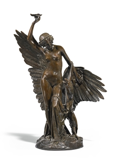 HÉBÉ ET L'AIGLE DE JUPITER (HEBE AND THE EAGLE OF JUPITER) - François Rude