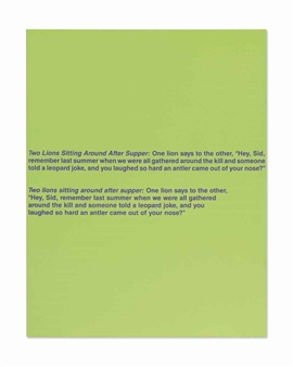 Untitled (Jokes) - Richard Prince