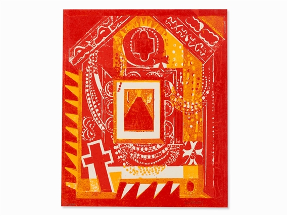 Gnadenbild in Kevelaer by HAP  Grieshaber, 1974