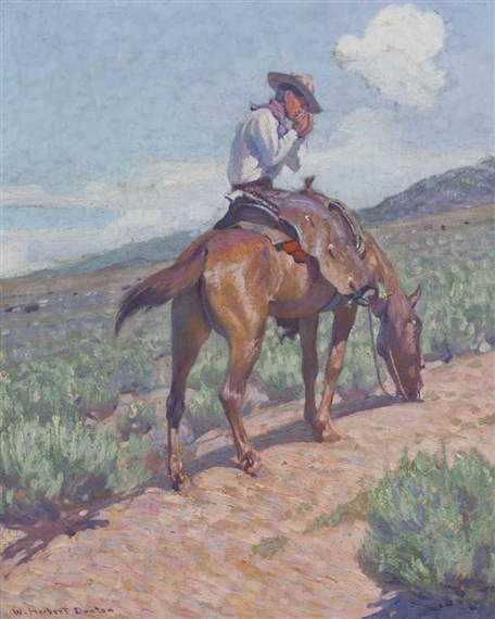 W. Herbert Dunton | The Day Herder (1913) | MutualArt