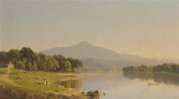 On the Androscoggin by Sanford Robinson Gifford, 1863