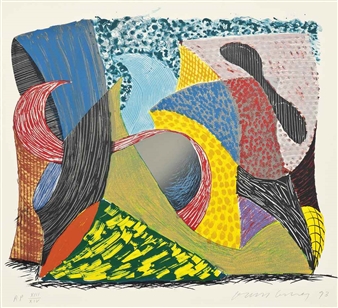 絵画 going.out David Hockney | Going Out - from Some New Prints (1993 - 1994
