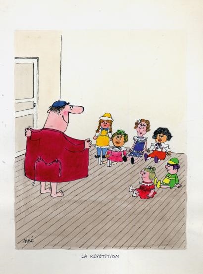 La répétition by Siné
