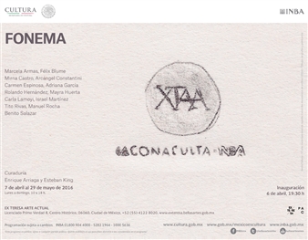 Fonema - Ex Teresa Arte Actual
