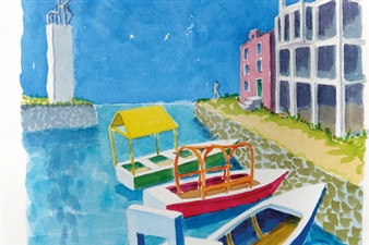 Thomas Fugmann: Im Hafen der Farben - HWL Galerie und Edition