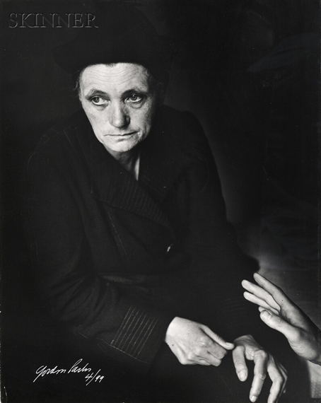 Mademoiselle Victoire Desno, Unemployed Old French Domestic, Paris by Gordon Parks, 1950