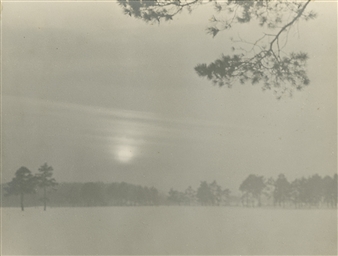 2 Works: Winter Sunset, Winter Twilight - Leonid Shokin