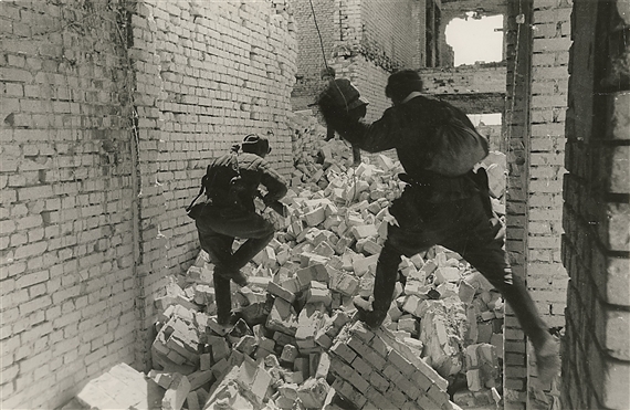 Defenders of Stalingrad by Georgi Zelma, 1942-1943, printed circa 1940s-1950s