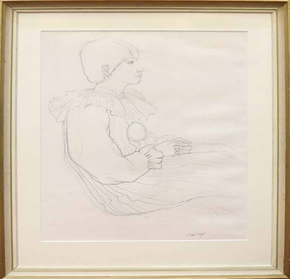 Alice Sayer | THE SEATED CLOWN | MutualArt