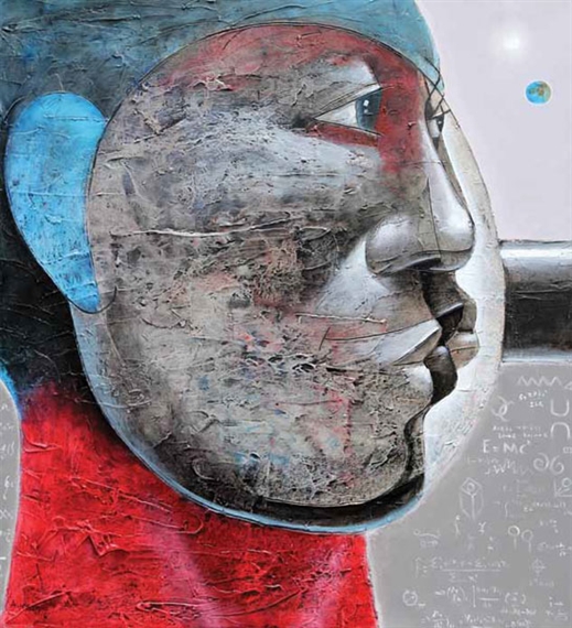 MAN ON MARS by Segun Aiyesan, 2016