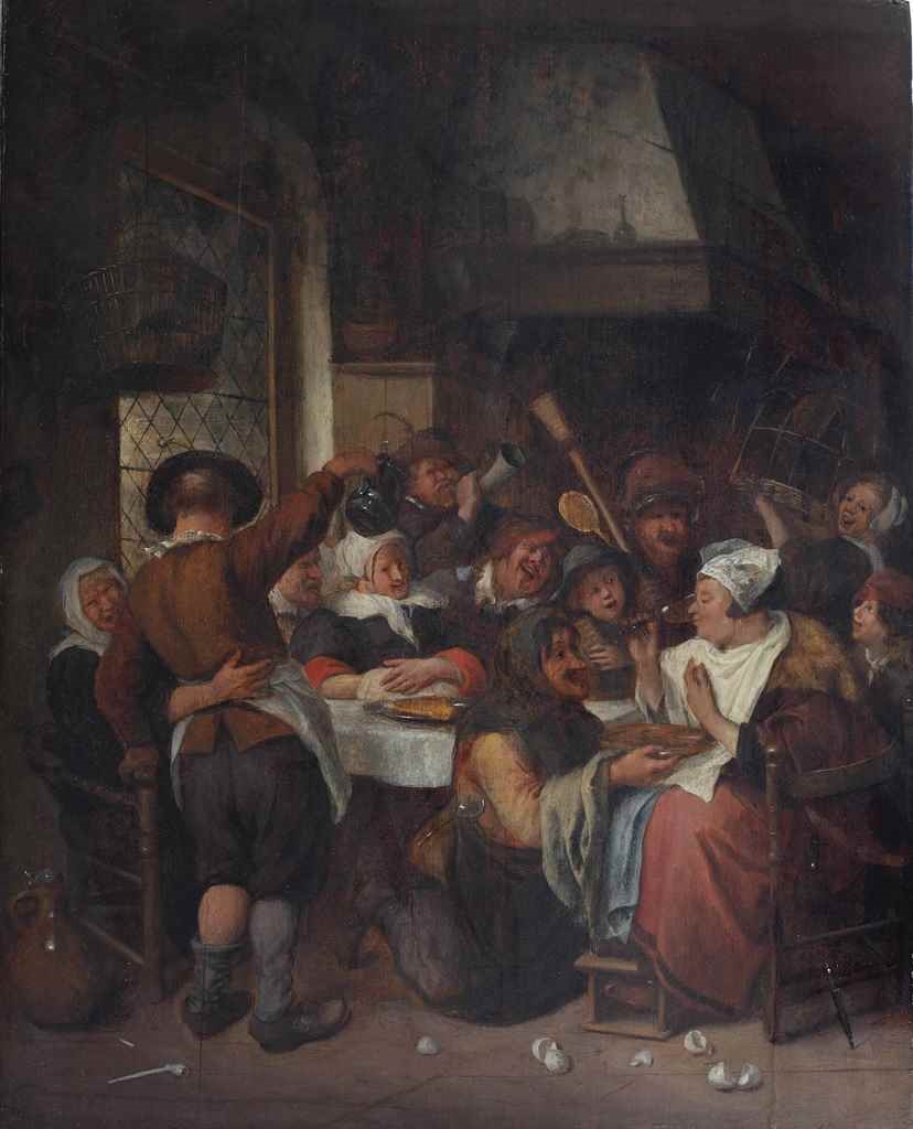 Jan Steen The King drinks the festival of the Bean King at Twelfth