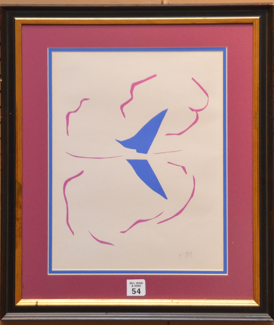 Artwork by Henri Matisse, BUTTERFLY, Made of Lithograph