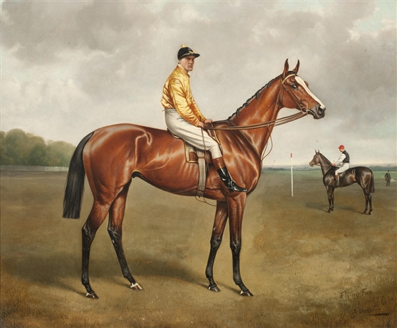 Flying Fox with jockey up by Alfred Wheeler, 1899