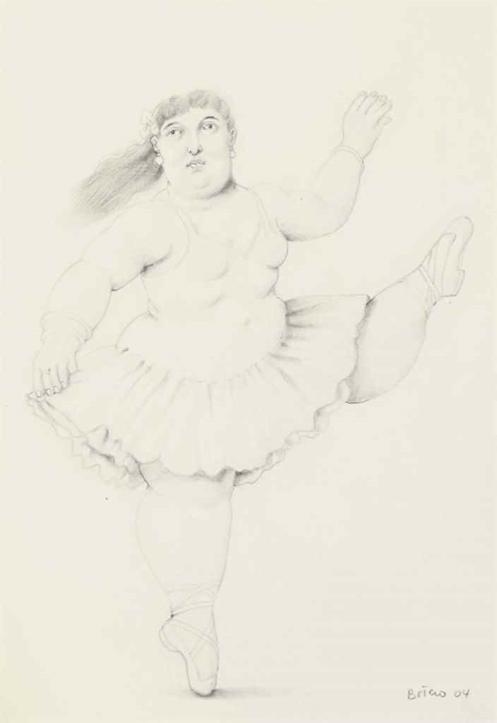 Fernando Botero, Danseuse - Ballerina (2004)