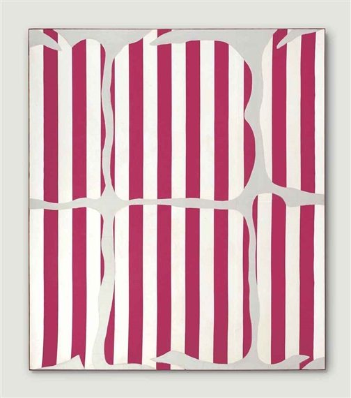 Peinture aux Formes Variables by Daniel Buren, 1966