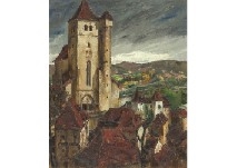 Castle by Kamesuke Hiraga, 1928