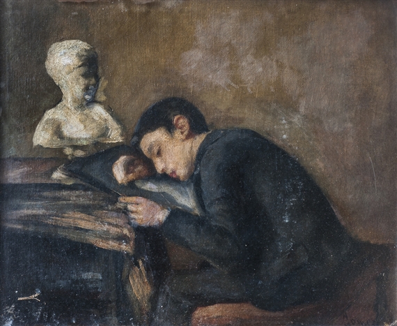 Child on Piano - Carlos Aguada Gomez