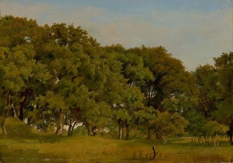 On the Edge of the Jægerspris Forest by Frederik Carl Julius Kraft, 1845