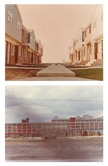 Diptychon: Homes for America by Dan Graham, 1966–1967, printed 1972