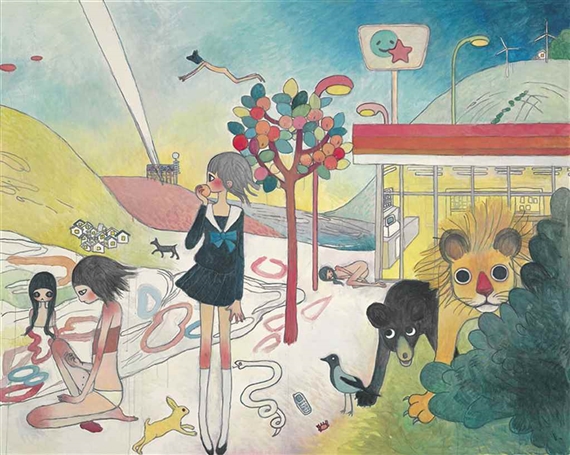 Those Who Leave Paradise by Aya Takano, 2006