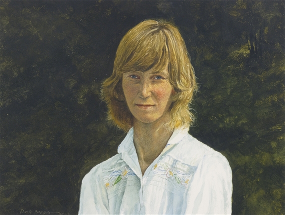 ANN; EMERSON STUDY: TWO WORKS ON PAPER by Doug Brega, 1987