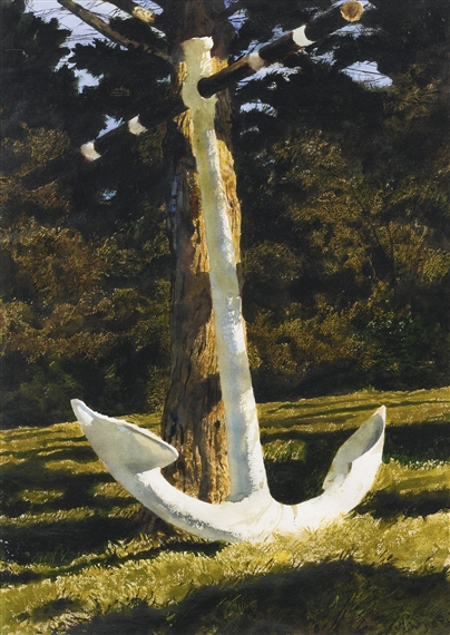Jamie Wyeth Orca Bates 1990 Oil On Panel