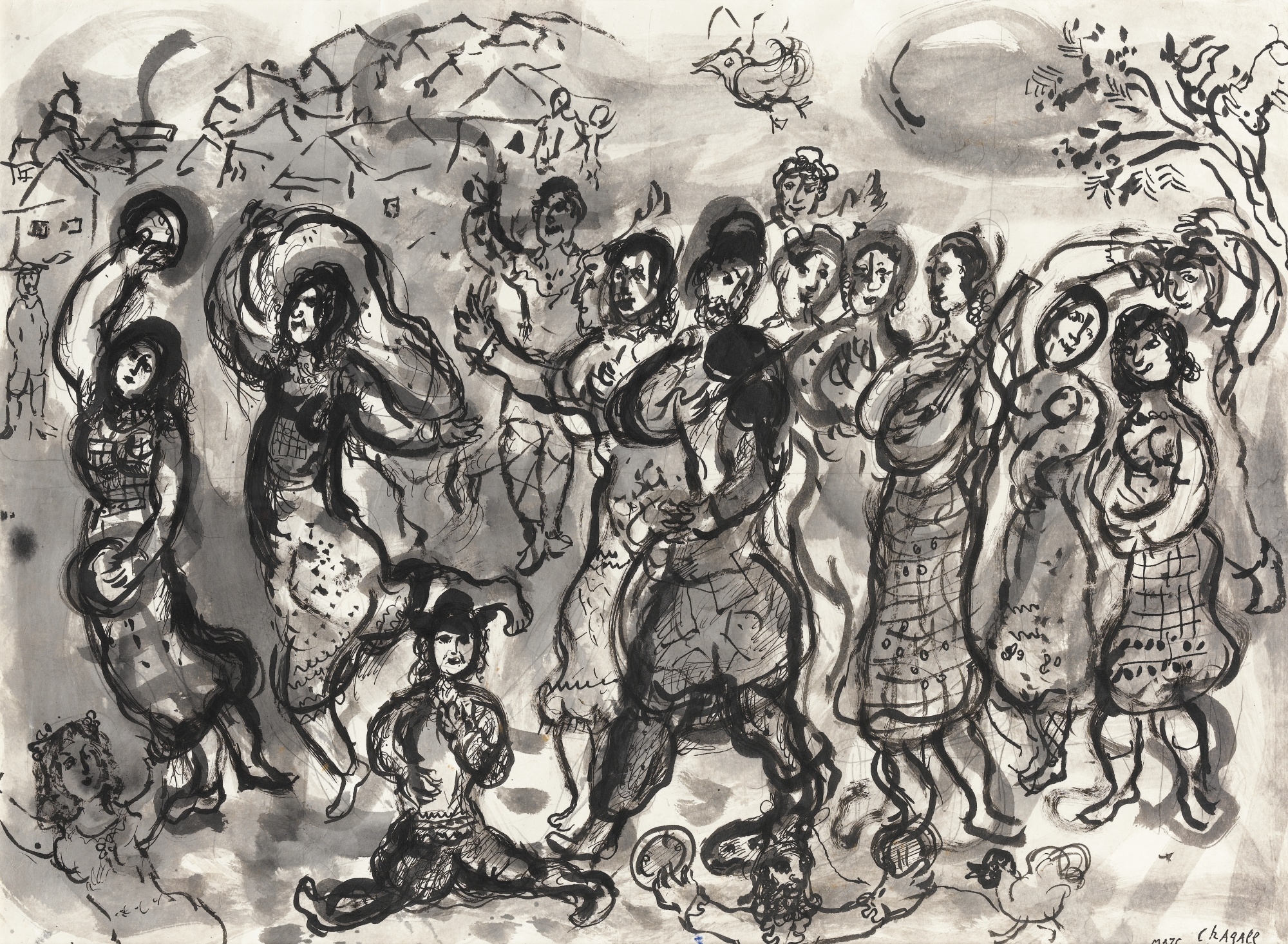 Marc Chagall | LA DANSE (1967) | MutualArt