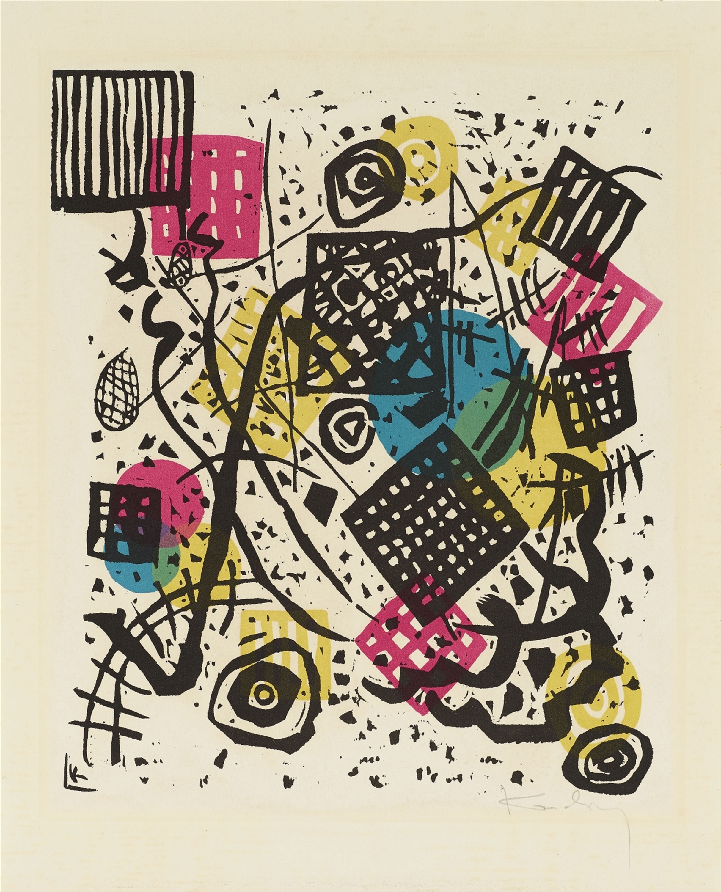 Kleine Welten V by Wassily Kandinsky, 1922
