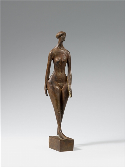 Kleine Strandläuferin by Gerhard Marcks, 1953