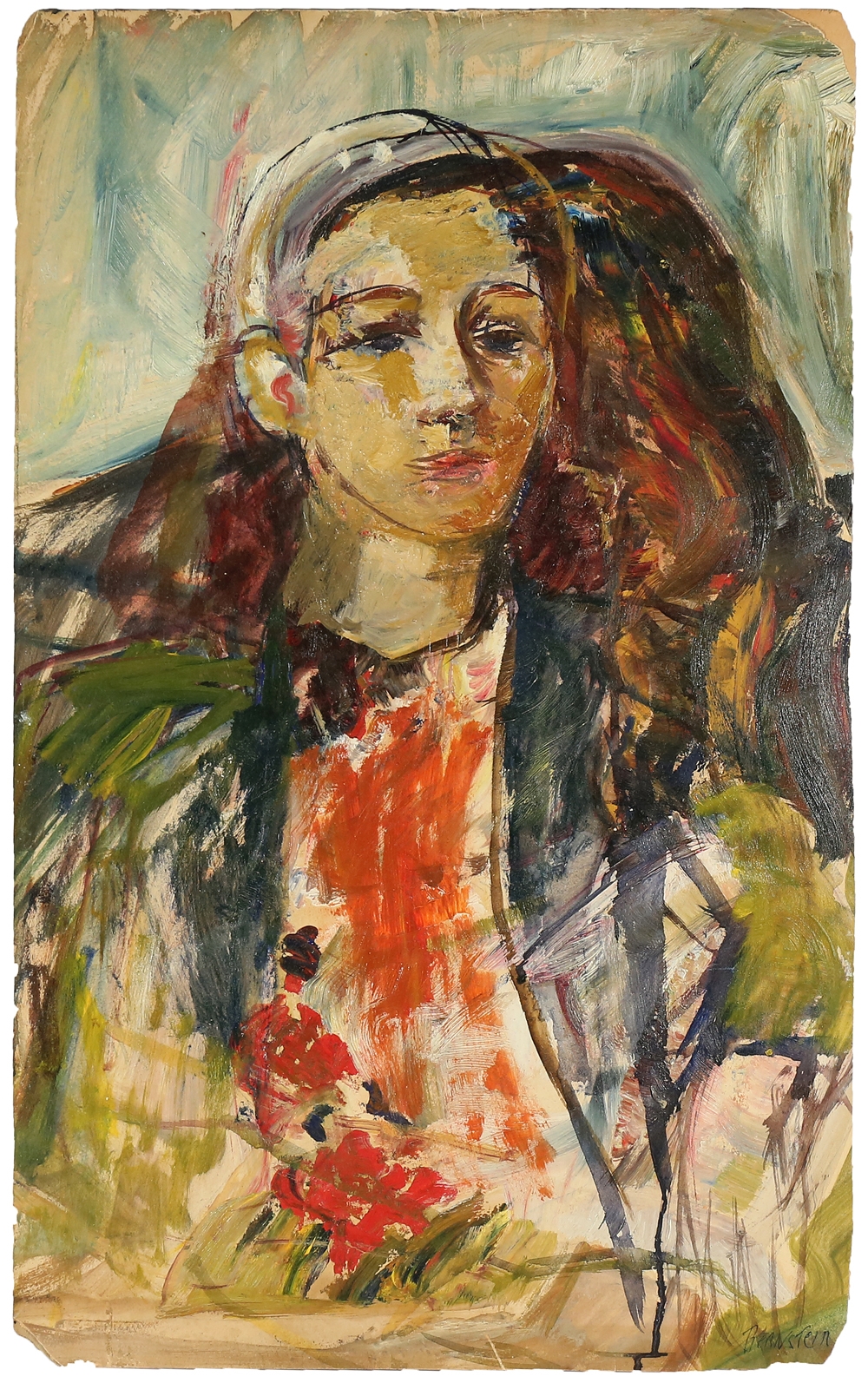 Theresa Ferber Bernstein | Portrait of a Young Girl | MutualArt