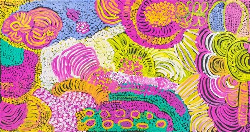 Wati Kutjara by Eileen Yaritja Stevens, 2007