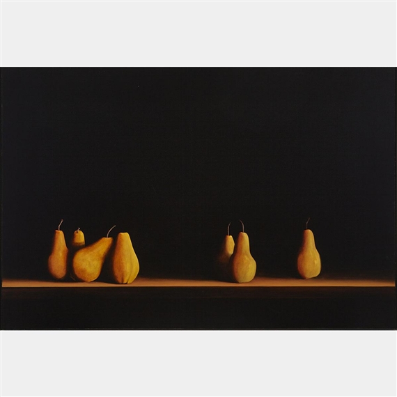 Malcolm Rains | SEVEN PEARS ON A SIDEBOARD (1989) | MutualArt