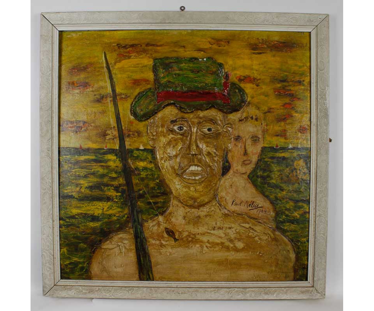 Artwork by Paul Melice, The Tall Story, Made of Oil on board