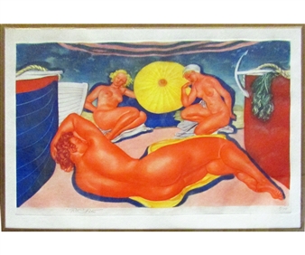 Nudes on a Beach - Robert Charles Peter