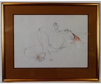 Nude with Back View - Henry Bird