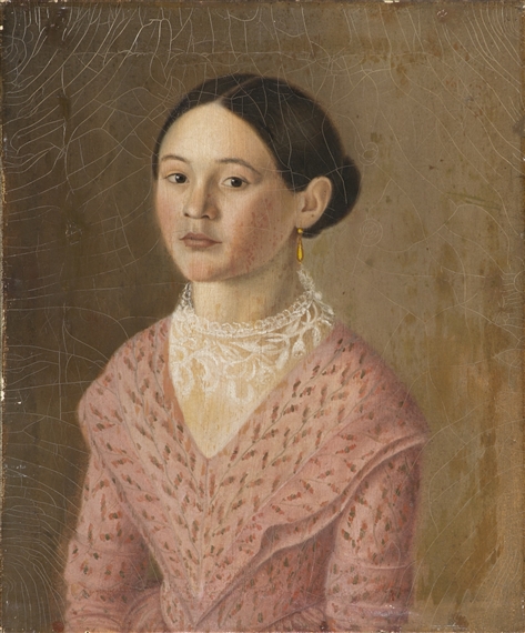 Portrait of a Girl - Hispano-American School, 19th Century