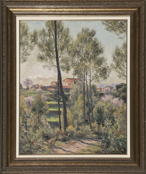 Mediterranean Landscape by Tomàs Viver  Aymerich