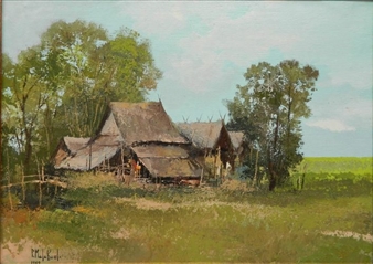 Homestead in Landscape - M.L. Poum Malakoul