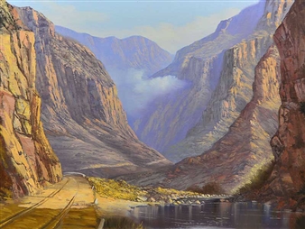 Mountain Gorge Landscape - Danie Van Niekerk