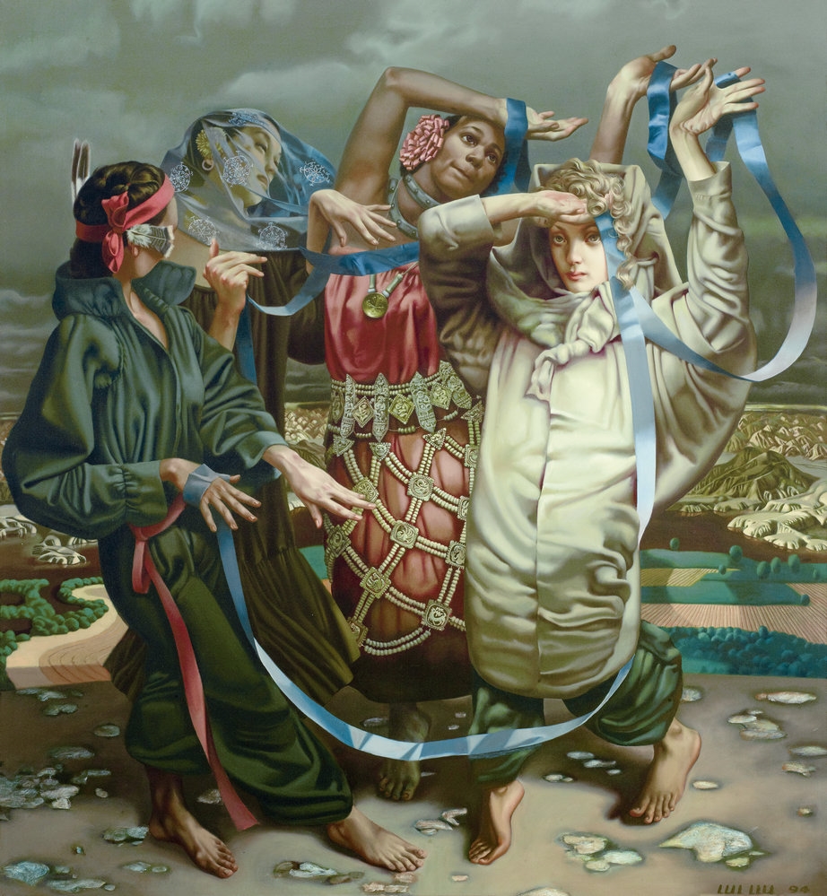 Artwork by Lui Liu, OH! CANADA, Made of Oil on canvas