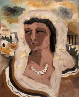 Artwork by Jean-François Laglenne, Portrait d’orientale, Made of oil on canvas