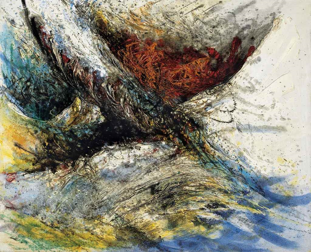 Artwork by Hisao Domoto, Untitled, Made of oil on canvas